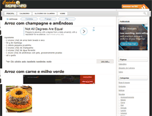 Tablet Screenshot of cozinha.moreinfo.com.br